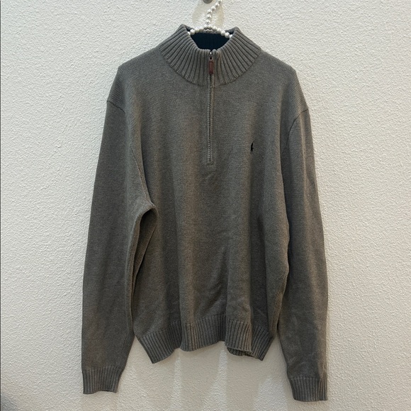 Polo Ralph Lauren Quarter Zip Sweater XL - Picture 1 of 13